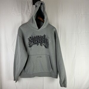 Supply & Demand Codey‎ Graphic Hoodie Men's size Medium Gray Streetwear